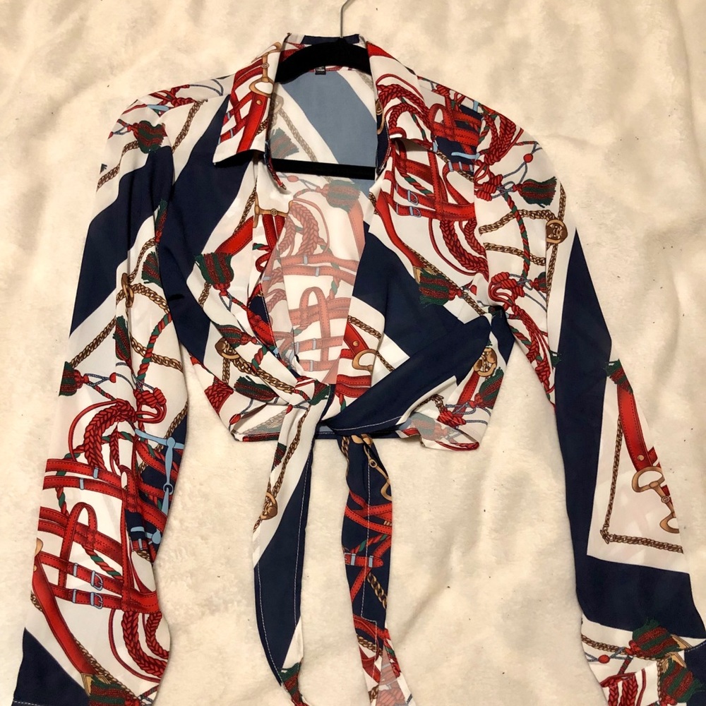 Crop top long sleeve
